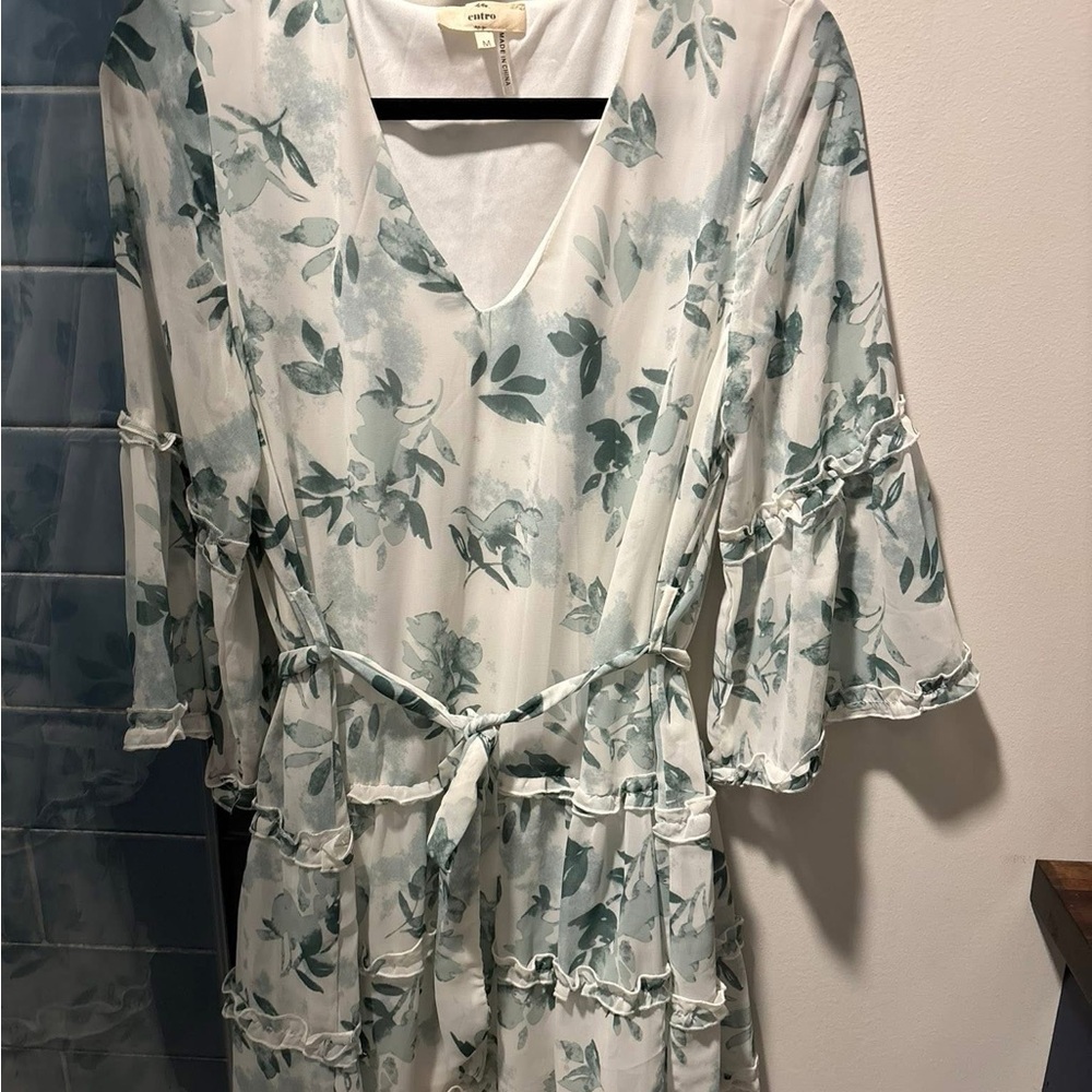 Floral Ruffle Dress